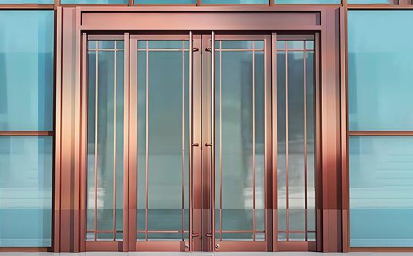 卓尼玻璃地弹门