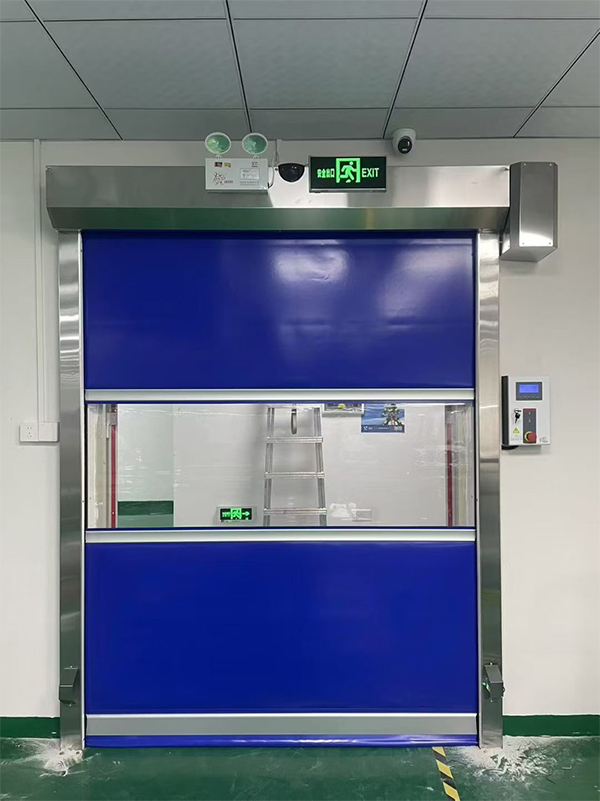 卓尼快速卓尼卷帘门在冷链物流仓储区的应用实践